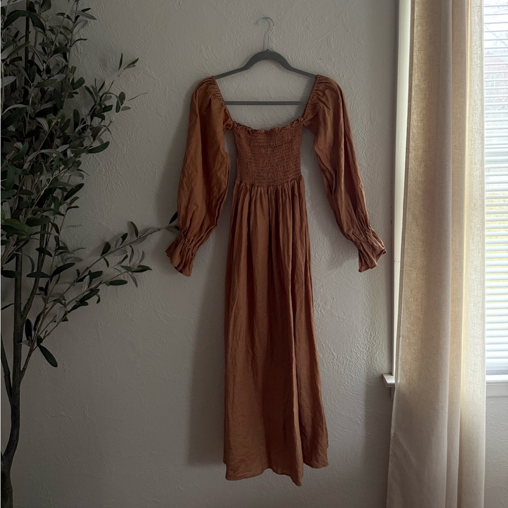 Petal & Pup off-the-shoulder Long Sleeve Dress